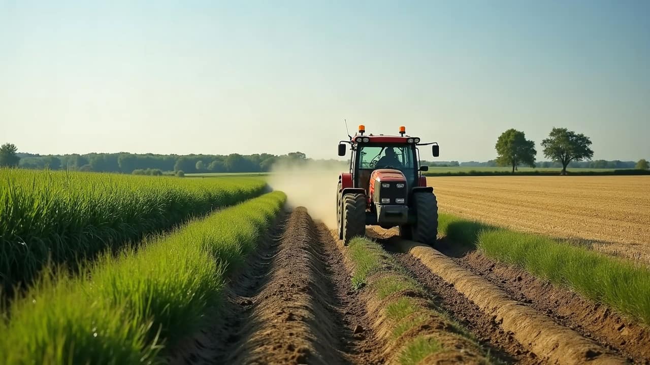 Betterave et céréales en alternance sur une même parcelle