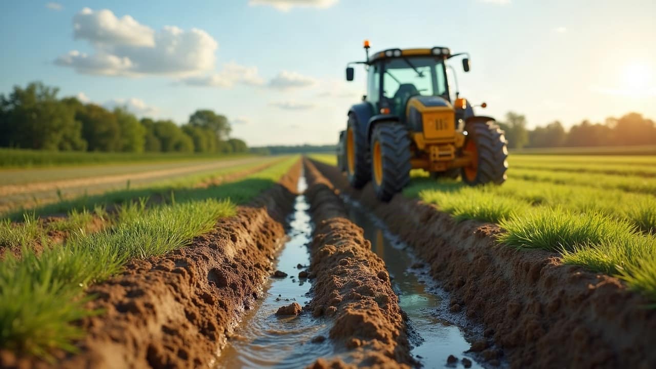 Lexique du drainage agricole, du drain à l'exutoire