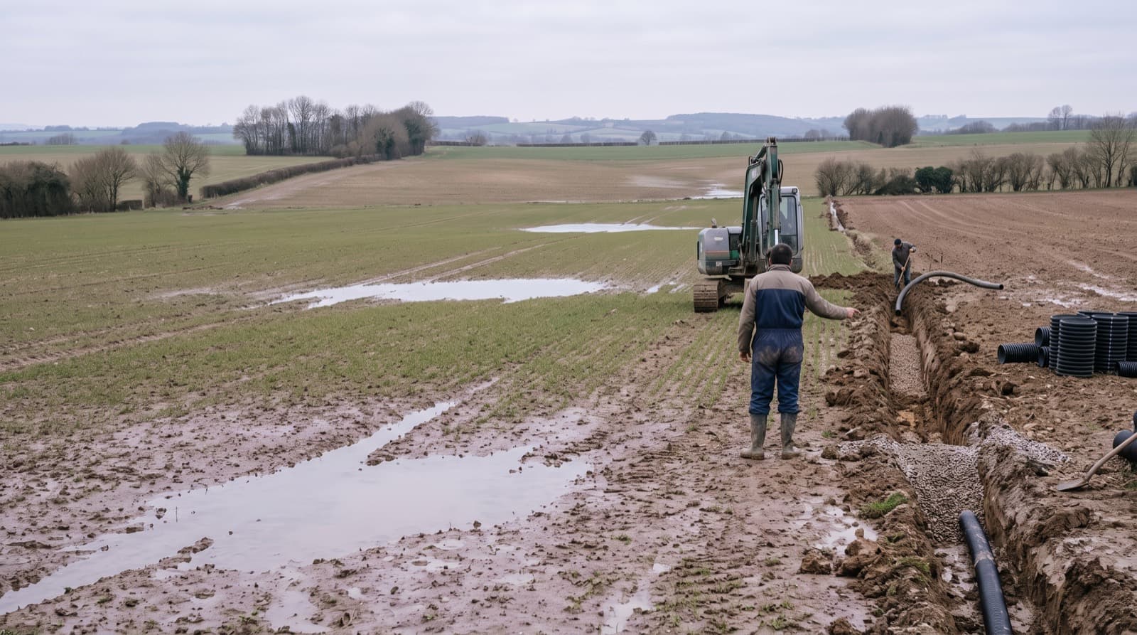 Pourquoi une parcelle du plateau du Neubourg met du temps à se ressuyer