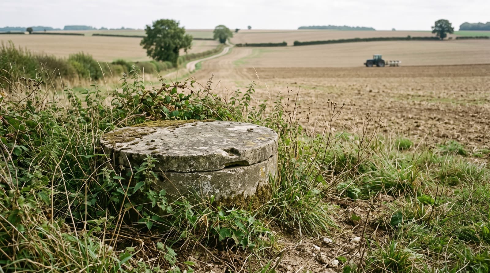 Reprendre un réseau de drainage agricole sans plan d'origine