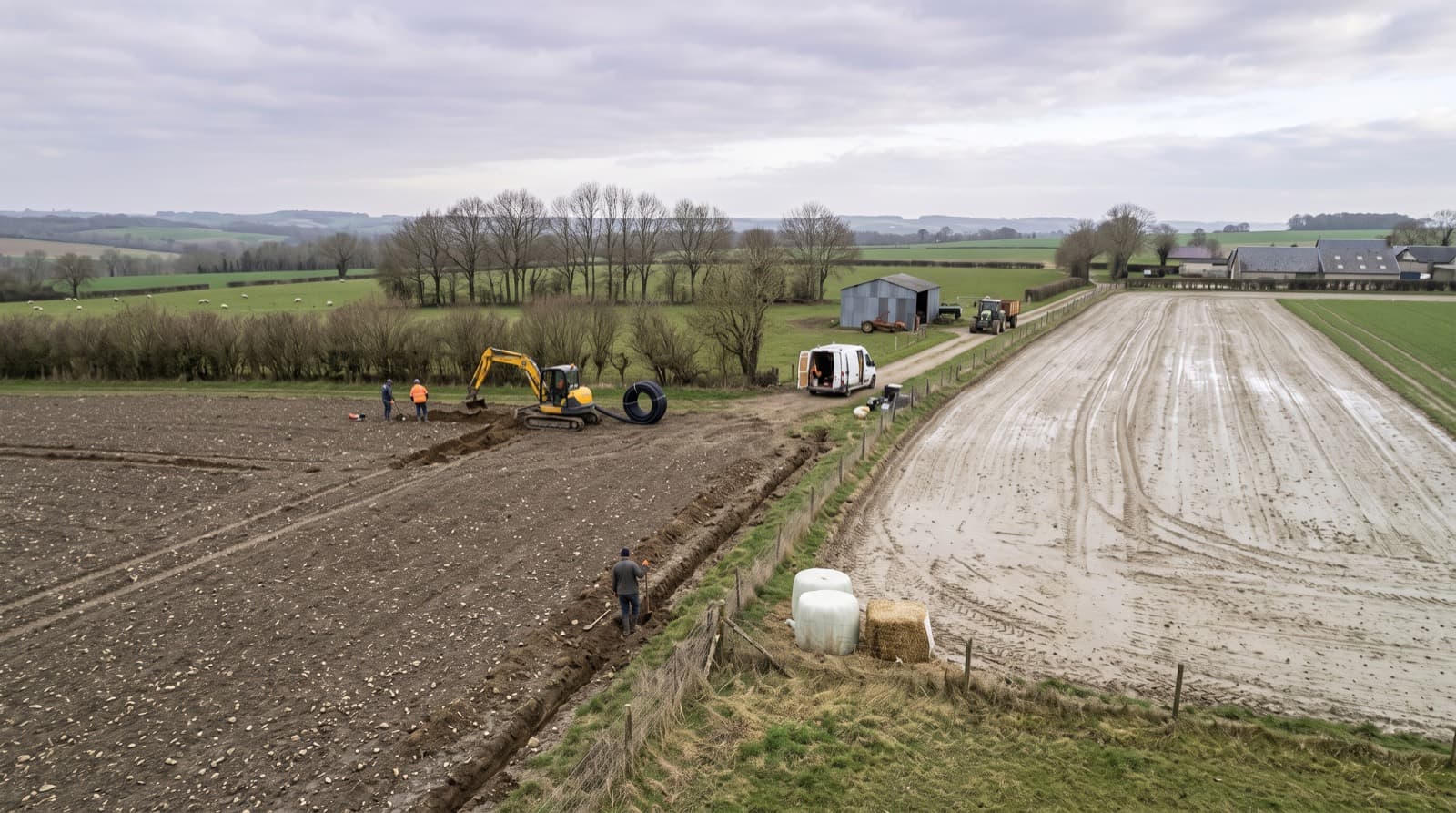 Argile à silex ou limon battant : deux sols, deux drainages