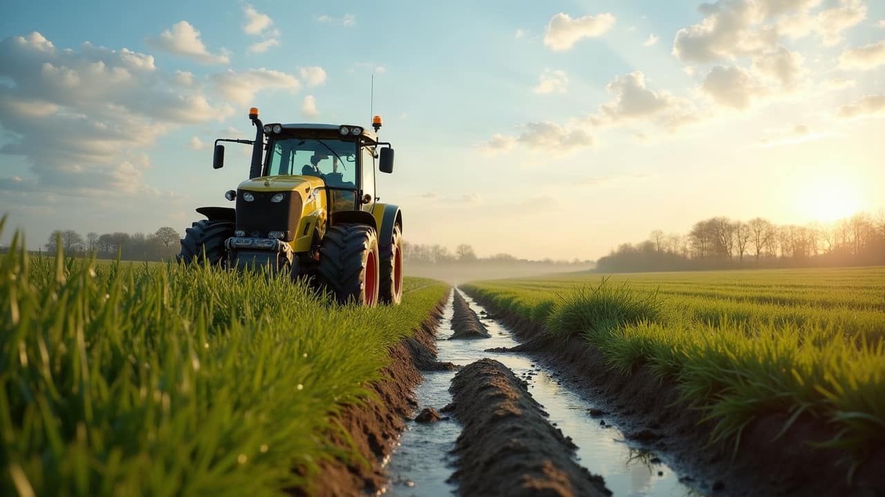 Reconnaître un tronçon de drain affaissé avant qu'il ne cède