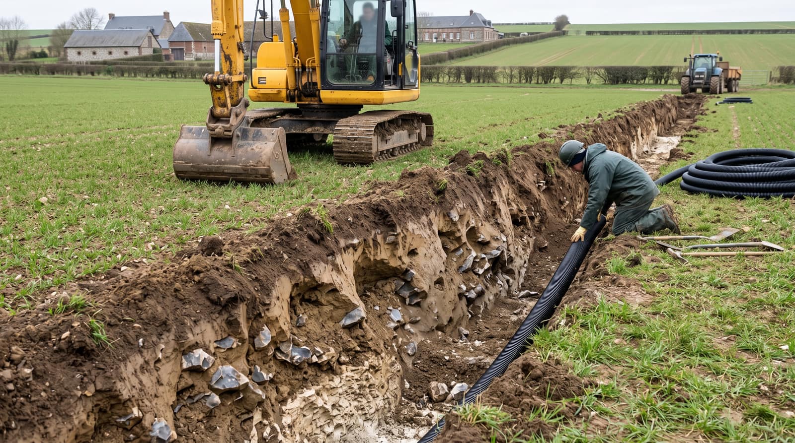Des poches d'argile à silex qui cassent la logique