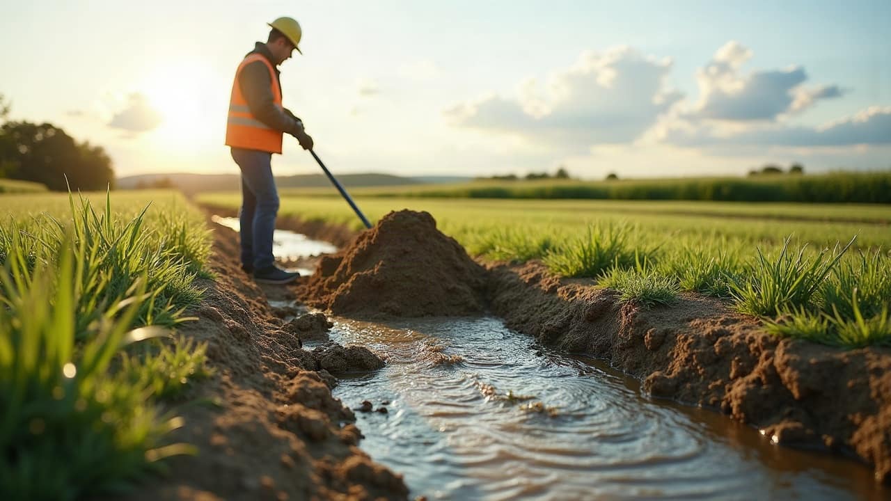 Le comportement du sol face à l'eau varie aussi en surface