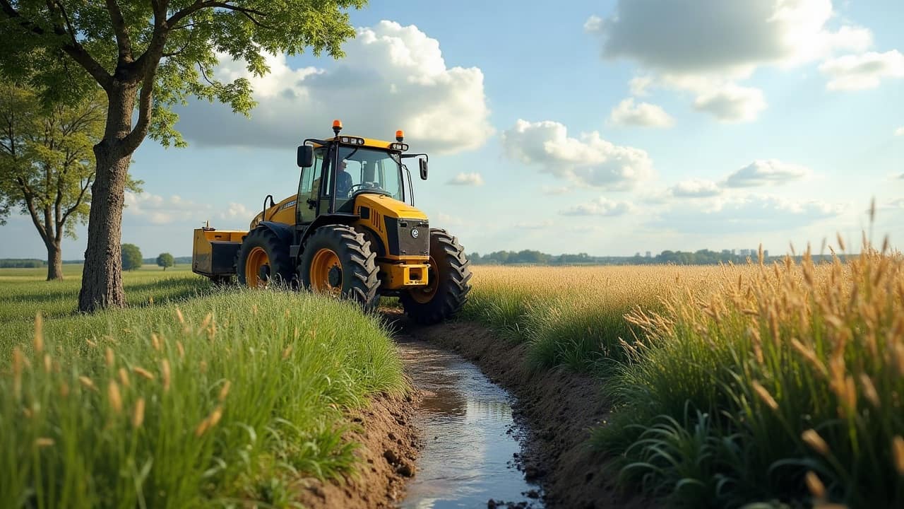 Le fossé de parcelle, premier maillon d'un réseau plus vaste