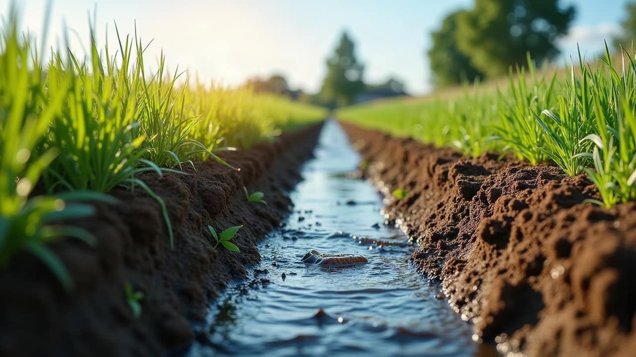 Ce que le drain enterré apporte que le fossé ne peut pas offrir
