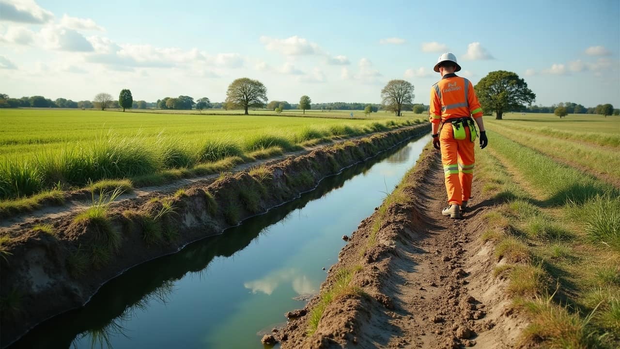 Comment le ralentissement remonte jusqu'aux parcelles amont